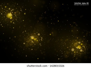 Texture background abstract black and white or silver Glitter and elegant for Christmas. Dust white. Sparkling magical dust particles. Magic concept. Abstract background with bokeh effect.