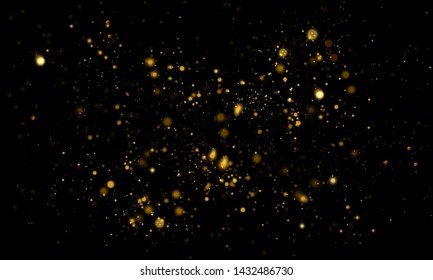 Texture background abstract black and white or silver Glitter and elegant for Christmas. Dust white. Sparkling magical dust particles. Magic concept. Abstract background with bokeh effect.