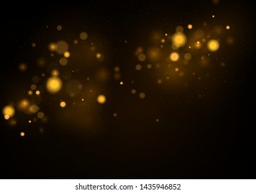 Texture background abstract black and white or silver Glitter and elegant for Christmas. Dust white. Sparkling magical dust particles. Magic concept. Abstract background with bokeh effect Vector