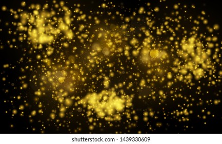 Texture background abstract black and white or silver Glitter and elegant for Christmas. Dust white. Sparkling magical dust particles. Magic concept. Abstract background with bokeh effect.
