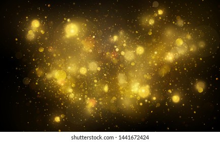 Texture background abstract black and white or silver Glitter and elegant for Christmas. Dust white. Sparkling magical dust particles. Magic concept. Abstract background with bokeh effect.