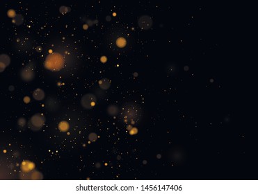 Texture background abstract black and white or silver Glitter and elegant for Christmas. Dust white. Sparkling magical dust particles. Magic concept. Abstract background with bokeh effect. Vector