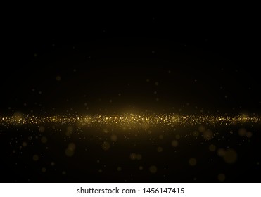 Texture background abstract black and white or silver Glitter and elegant for Christmas. Dust white. Sparkling magical dust particles. Magic concept. Abstract background with bokeh effect. Vector