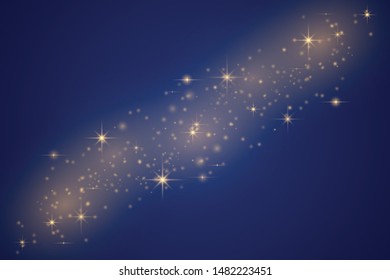 Texture background abstract black and white or silver Glitter and elegant for Christmas. Dust white. Sparkling magical dust particles. Magic concept. Abstract background with bokeh effect. Vector