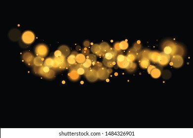 Texture background abstract black and white or silver Glitter and elegant for Christmas. Dust white. Sparkling magical dust particles. Magic concept. Abstract background with bokeh effect. Vector