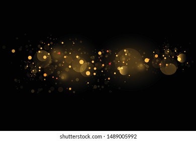 Texture background abstract black and white or silver, gold Glitter and elegant for Christmas Dust white. Sparkling magical dust particles Magic concept Abstract background with bokeh effect. Vector