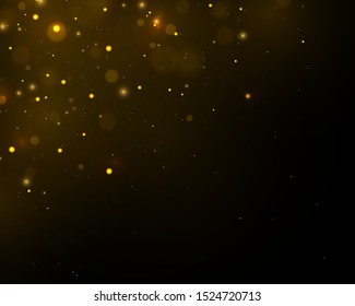 Texture background abstract black and white or silver Glitter and elegant for Christmas. Dust white. Sparkling magical dust particles. Magic concept. Abstract background with bokeh effect. Vector