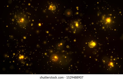Texture background abstract black and white or silver Glitter and elegant for Christmas. Dust white. Sparkling magical dust particles. Magic concept. Abstract background with bokeh effect.