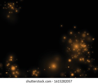 Texture background abstract black and white or silver, gold Glitter and elegant for Christmas Dust white. Sparkling magical dust particles Magic concept Abstract background with bokeh effect. Vector