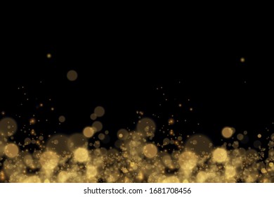 Texture background abstract black and white or silver Glitter and elegant for Christmas. Dust white. Sparkling magical dust particles. Magic concept. Abstract background with bokeh effect. Vector