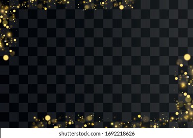 Texture background abstract black and white or silver Glitter and elegant for Christmas. Abstract background with bokeh effect. Dust white. Sparkling magical dust particles. Magic concept. Vector