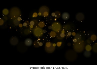 Texture background abstract black and white or silver Glitter and elegant for Christmas. Dust white. Sparkling magical dust particles. Magic concept. Abstract background with bokeh effect. Vector