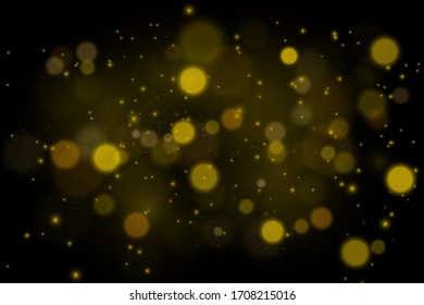 Texture background abstract black and white or silver Glitter and elegant for Christmas. Dust white. Sparkling magical dust particles. Magic concept. Abstract background with bokeh effect. Vector