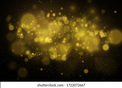 Fondo de textura abstracto negro y blanco o brillo plateado y elegante para Navidad. Polvo blanco. Partículas mágicas de polvo espumoso. Concepto mágico. Fondo abstracto con efecto bokeh. Vector