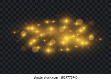 Texture background abstract black and white or silver, gold Glitter and elegant for Christmas. Dust white. Sparkling magical dust particles. Magic concept. Abstract background with bokeh effect
