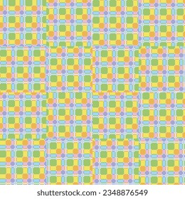 Texture background abstract check textile pattern.geometric tartan vector for wallpaper backdrop fabric garment gift wrapping paper graphic or concept website design. Green summer colours pattern.