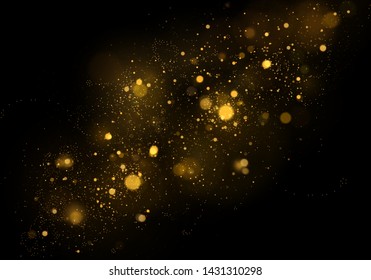 Texture background abstract  Glitter and elegant for Christmas. Dust white. Sparkling magical dust particles. Magic concept. Abstract background with bokeh effect Vector