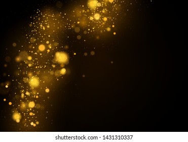 Texture background abstract   Glitter and elegant for Christmas. Dust white. Sparkling magical dust particles. Magic concept. Abstract background with bokeh effect Vector