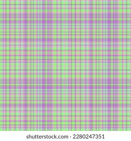 Texture background fabric. Textile plaid pattern. Vector check seamless tartan in purple and pastel colors.