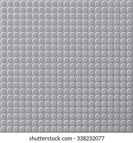Texture background gray of embossed buttons, vector 