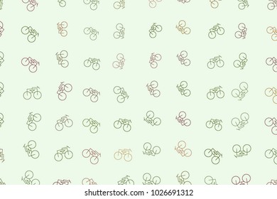 Texture background hand drawn. Abstract outline of bicycle, good for design. Cartoon style vector.