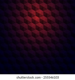 texture background, hexagon pattern with light effect