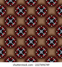Texture background with mosaic for your creativity. Vector seamless