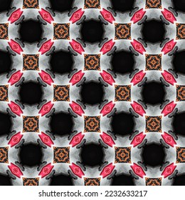 Texture background with mosaic for your creativity. Vector seamless