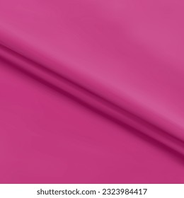 Texture, background, pattern. The pink fabric background is abstract with natural waves, great for dresses or suits where transparency and flow are required.