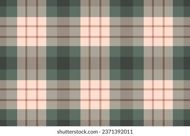 Texture background plaid of seamless pattern tartan with a fabric vector check textile in light and pastel colors.