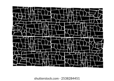 Textura de fondo rocas suciedad y superficie del suelo sin patrón, gráficos de Vector.