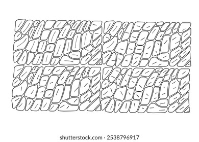 Textura de fondo rocas suciedad y superficie del suelo sin patrón, gráficos de Vector.