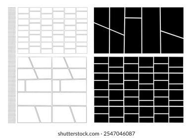 Textura de fondo rocks suciedad y superficie del suelo sin fisuras patrón de Vector gráfico