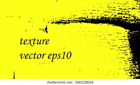 Texture background shabby yellow and black colors copy space 