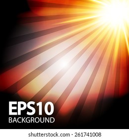 Texture Background With Sunburst. Vector Illustration