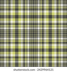 Texture background tartan of fabric textile seamless with a plaid vector check pattern in grey and pastel colors.