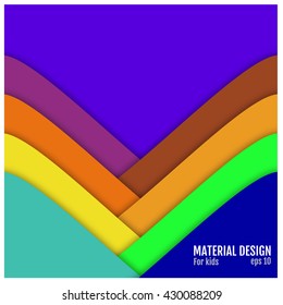 Texture, Background Unusual modern material design. abstract Illustration. Kids stuff. Vector Art, Stock Vector