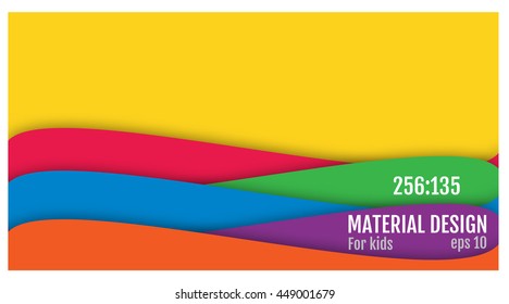 Texture, Background Unusual modern material design. abstract Illustration. Kids stuff. 256:135