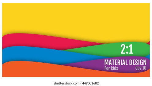 Texture, Background Unusual modern material design. abstract Illustration. Kids stuff. 2:1