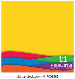 Texture, Background Unusual modern material design. abstract Illustration. Kids stuff. 1:1