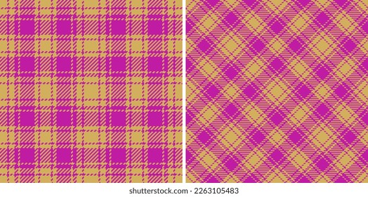 Vector de fondo de textura. Tartán sin fisuras. Tela de comprobación textil de patrón en juego.