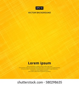 Texture Background Of Yellow Fabric. Vector Illustration. Canvas Patterned Thin Strips.