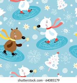 texture bears in winter