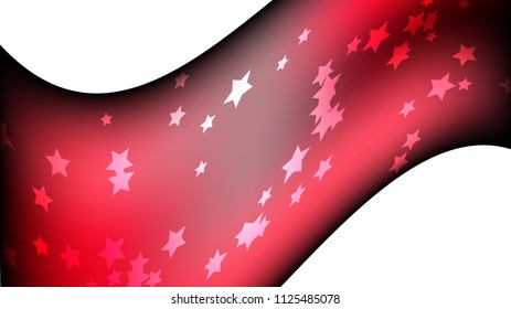 Texture of beautiful festive pentagonal cosmic magical multicolored colored bright motley galactic stars. The background.