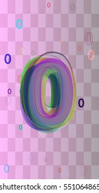 texture beside vibrant line, digital miracle around 0 Number vector background