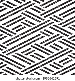 Textur mit schwarzen Bändern 9 9622. Nahtlose Vektorgrafik eps10.