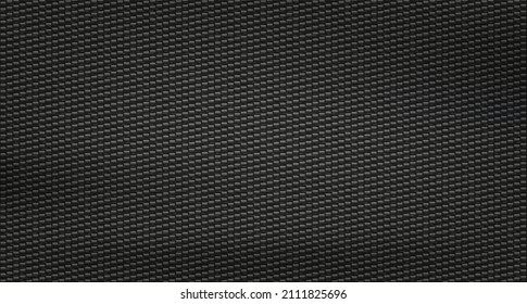 Texture black carbon fiber. Kevlar surface pattern. Vector background.