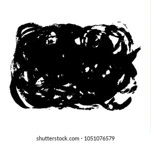 texture of black color watercolor abstract shape. texture for text design