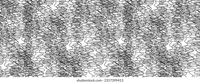 Textur in schwarz handgezeichnet Tinte chaotische Doodles.
