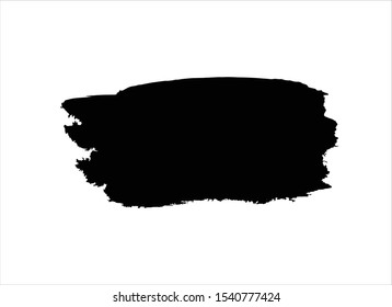 texture black ink paint stroke background vector